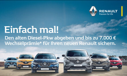 Dieselprämie Renault